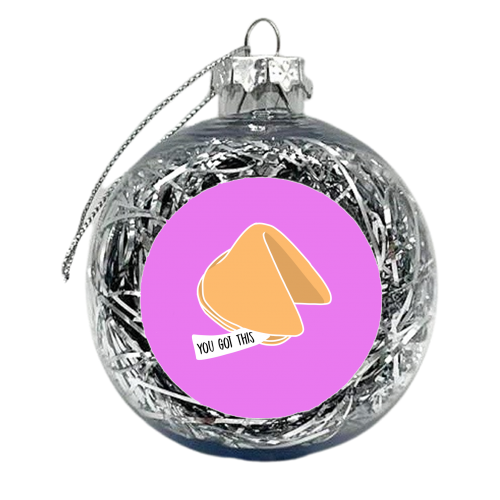 Fortune - xmas bauble by Pink and Pip