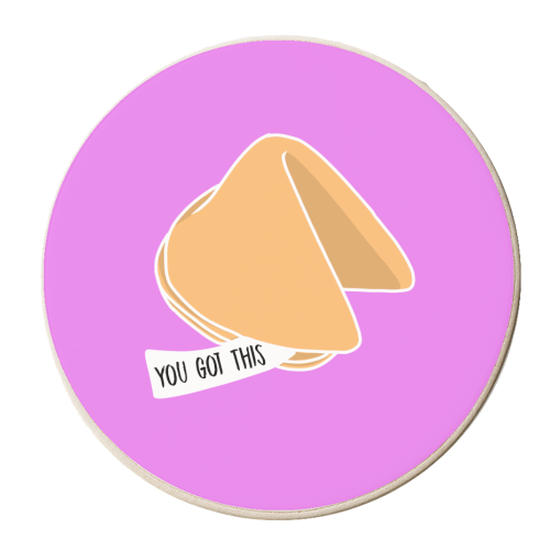 Fortune - personalised beer coaster by Pink and Pip