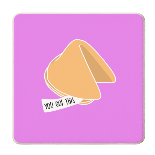 Fortune - personalised beer coaster by Pink and Pip