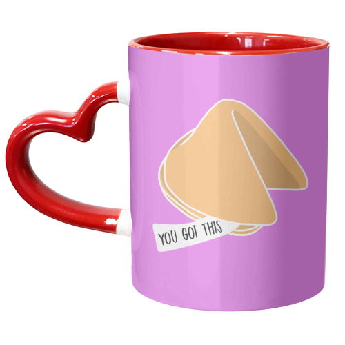 Fortune - unique mug by Pink and Pip