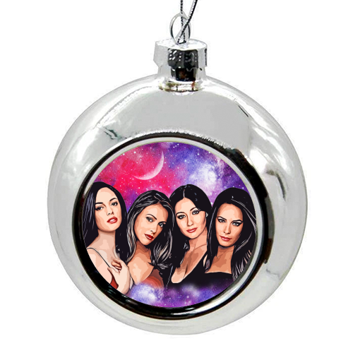 Four Magical Sisters - colourful christmas bauble by DOLLY WOLFE