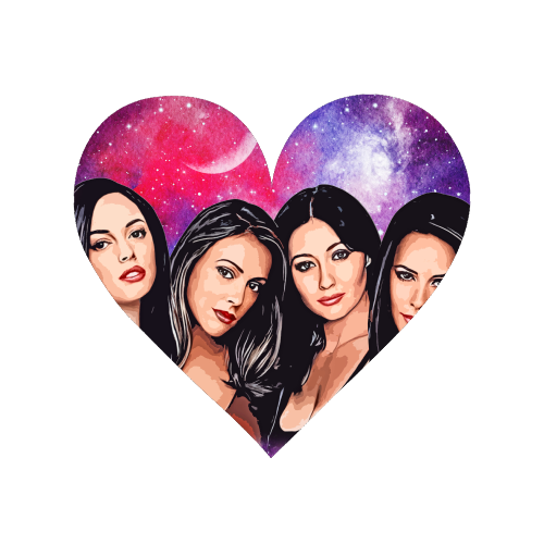 Four Magical Sisters - Magnet by DOLLY WOLFE