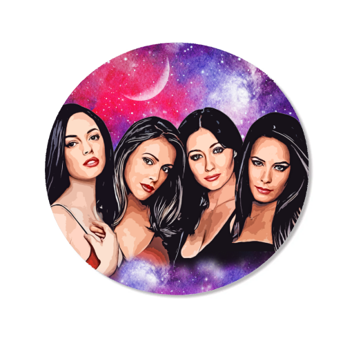 Four Magical Sisters - Magnet by DOLLY WOLFE