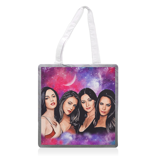 Four Magical Sisters - printed canvas tote bag by DOLLY WOLFE