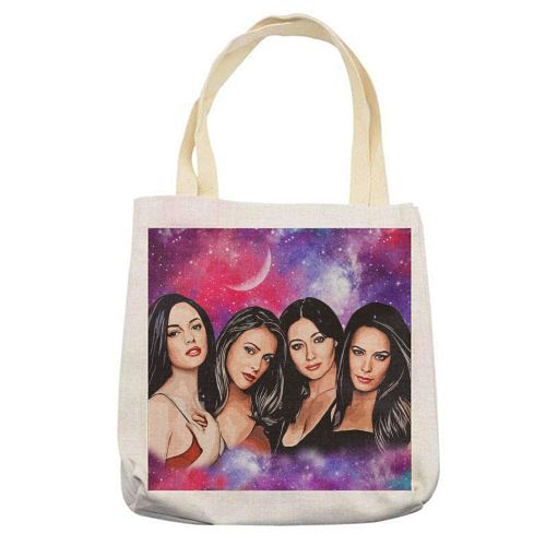 Four Magical Sisters - printed canvas tote bag by DOLLY WOLFE