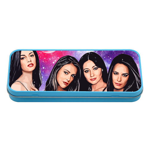 Four Magical Sisters - tin pencil case by DOLLY WOLFE