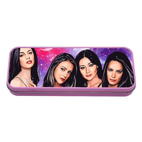 Four Magical Sisters - tin pencil case by DOLLY WOLFE