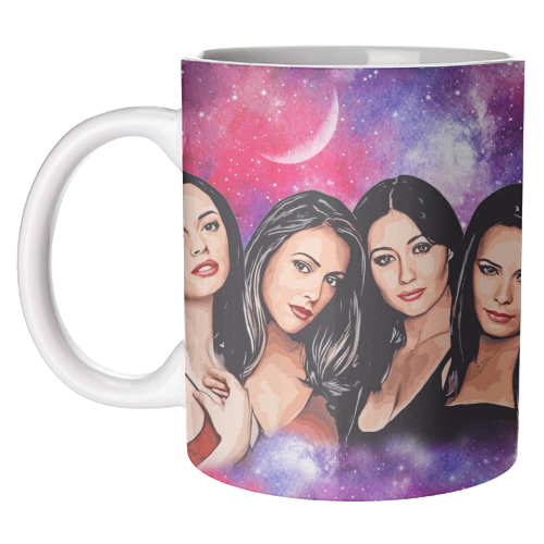 Four Magical Sisters - unique mug by DOLLY WOLFE