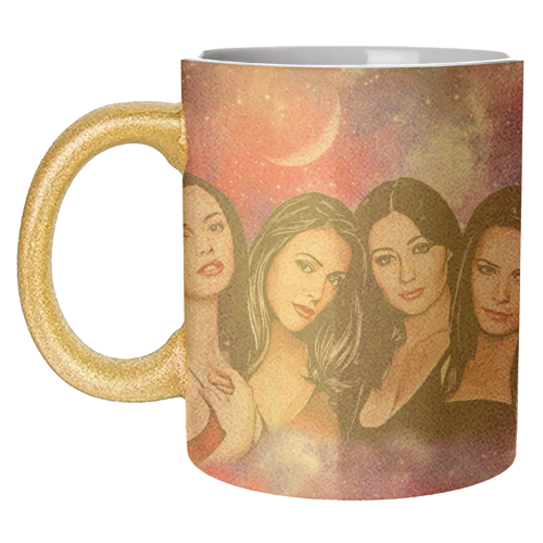 Four Magical Sisters - unique mug by DOLLY WOLFE