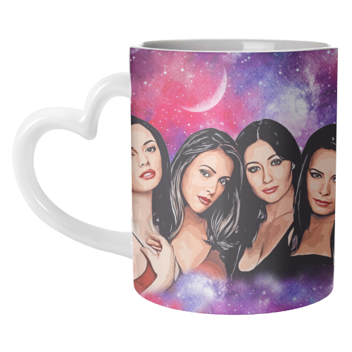 Four Magical Sisters - unique mug by DOLLY WOLFE