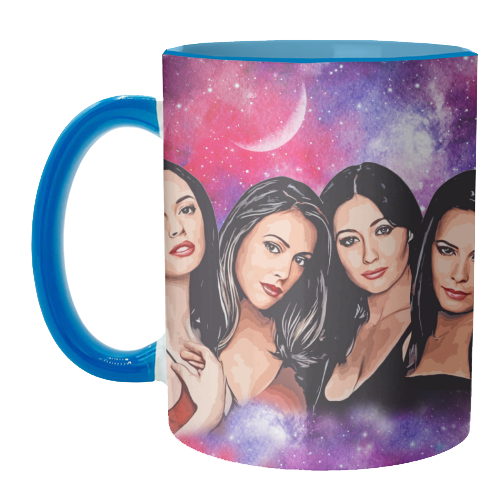Four Magical Sisters - unique mug by DOLLY WOLFE