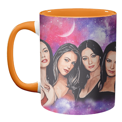 Four Magical Sisters - unique mug by DOLLY WOLFE
