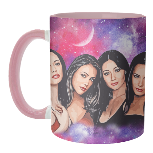 Four Magical Sisters - unique mug by DOLLY WOLFE
