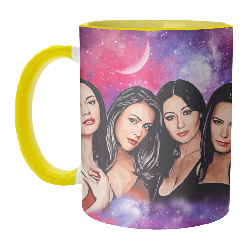 Four Magical Sisters - unique mug by DOLLY WOLFE