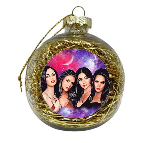 Four Magical Sisters - xmas bauble by DOLLY WOLFE