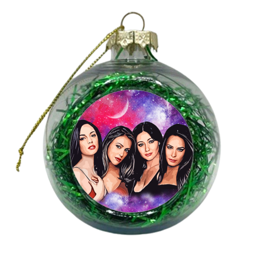 Four Magical Sisters - xmas bauble by DOLLY WOLFE