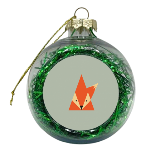 Fox - xmas bauble by Maria Cox