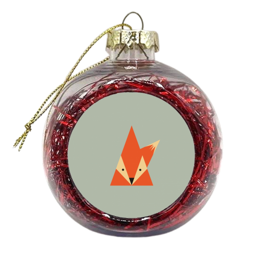 Fox - xmas bauble by Maria Cox