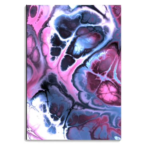 Fractal Marble - personalised A4, A5, A6 notebook by Kaleiope Studio