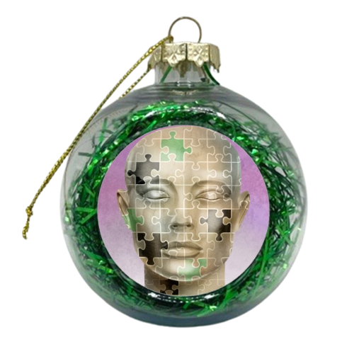 Fragile - xmas bauble by Stephen Brown