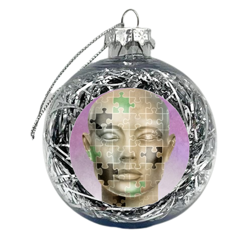 Fragile - xmas bauble by Stephen Brown