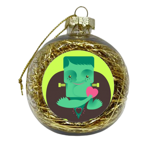 Frank - xmas bauble by Nicola Williamson
