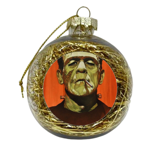 Frank - xmas bauble by George Jennings