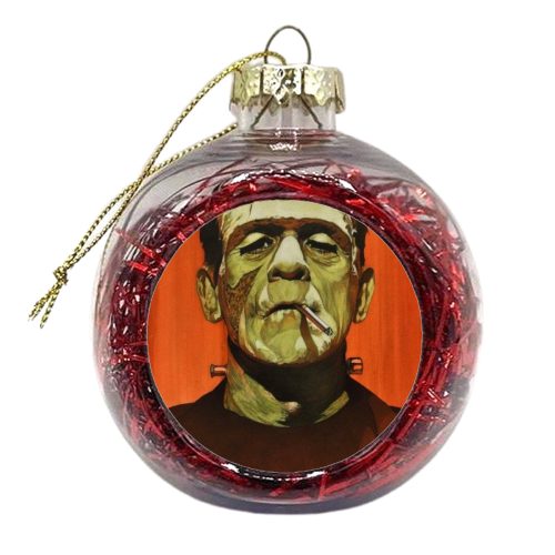 Frank - xmas bauble by George Jennings