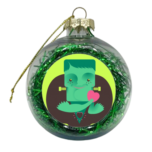 Frank - xmas bauble by Nicola Williamson