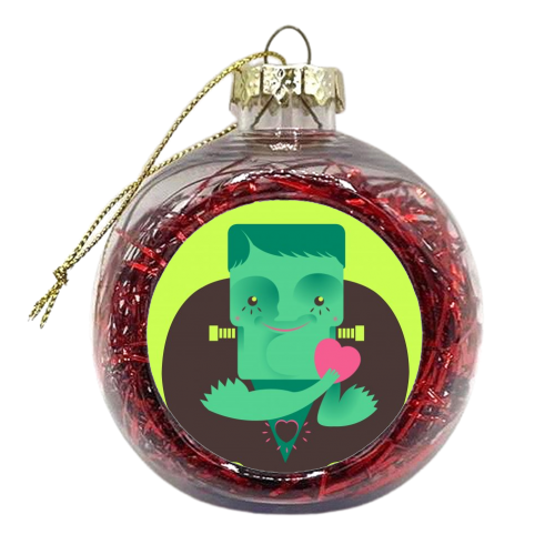 Frank - xmas bauble by Nicola Williamson