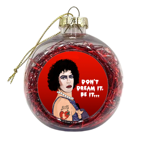Frank-N-Furter Rocky Horror - xmas bauble by The Queer Store