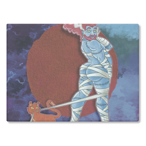 FrankenMummy - glass chopping board by ARTECCO