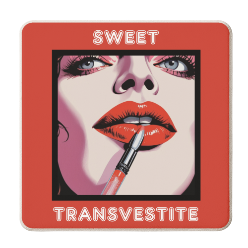 Franknfurter Pop Art - personalised beer coaster by Faith Mercer