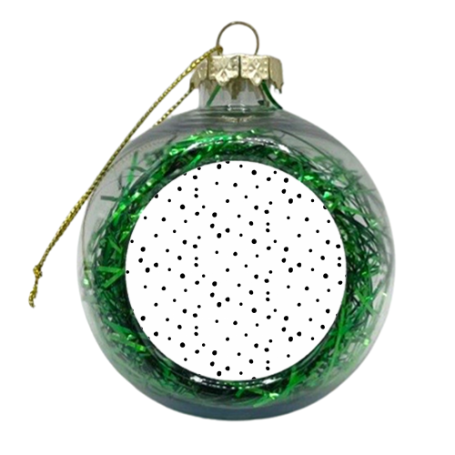 Freckles - xmas bauble by Kelly Phillips White