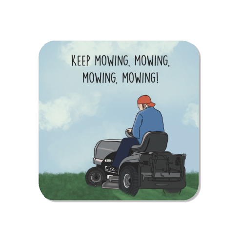 Fred Durst Mowing Print - Magnet by Drawings by Firefly