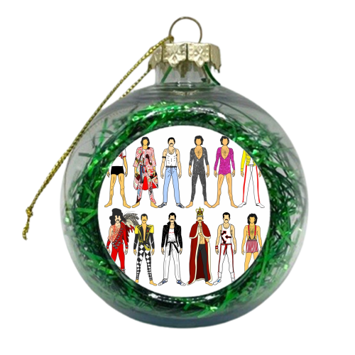 Freddie - xmas bauble by Notsniw Art