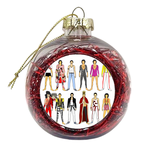 Freddie - xmas bauble by Notsniw Art