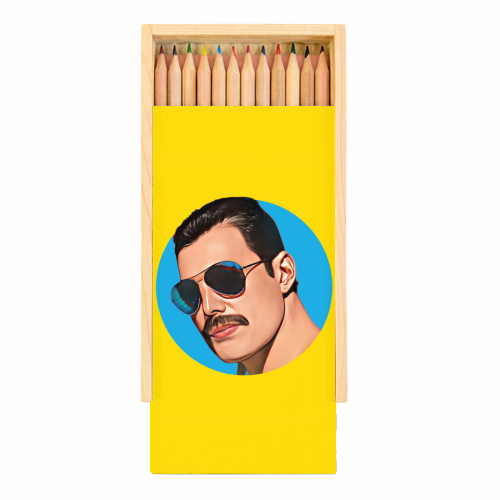 Freddie Cool - Coloured Pencils with Box by DOLLY WOLFE