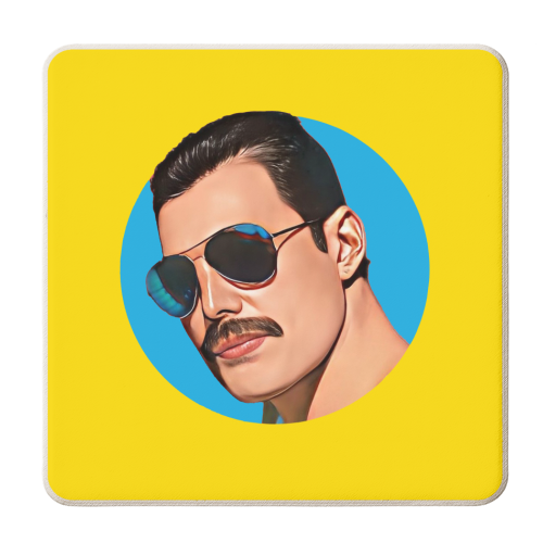 Freddie Cool - personalised beer coaster by DOLLY WOLFE