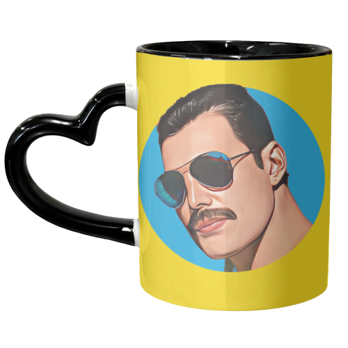 Freddie Cool - unique mug by DOLLY WOLFE