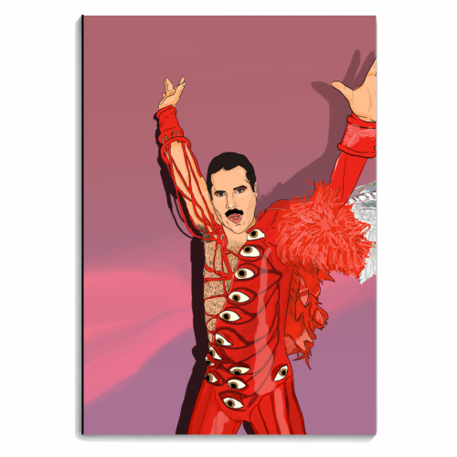Freddie RED - personalised A4, A5, A6 notebook by The Queer Store