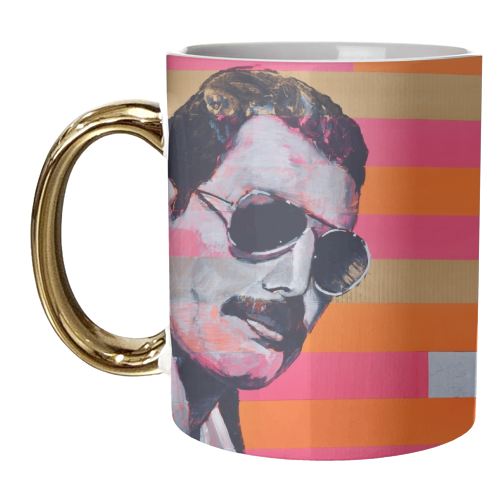 Freddie Mercury - unique mug by Kirstie Taylor