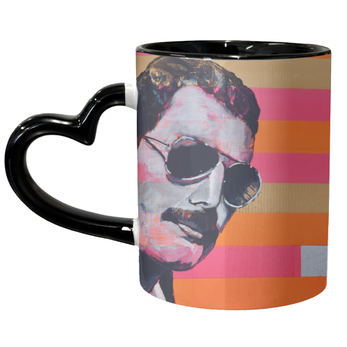 Freddie Mercury - unique mug by Kirstie Taylor