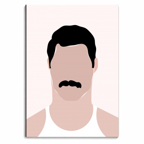 Freddie Minimal Portrait - personalised A4, A5, A6 notebook by Adam Regester
