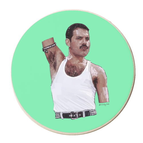 Freddie Pout - personalised beer coaster by Beverley Rae