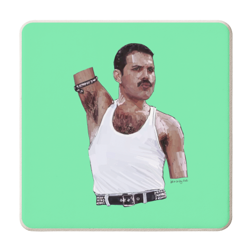 Freddie Pout - personalised beer coaster by Beverley Rae