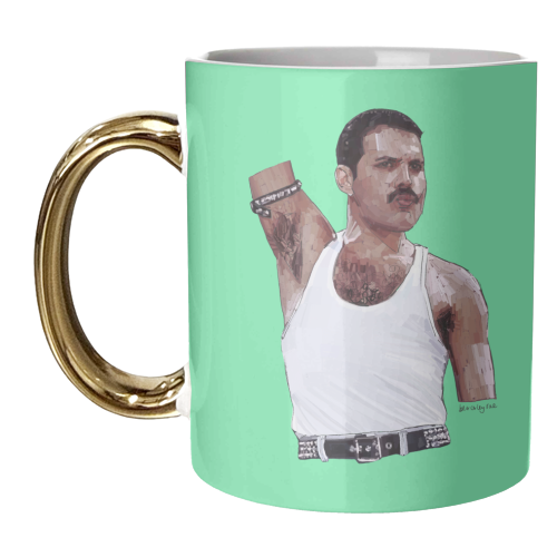 Freddie Pout - unique mug by Beverley Rae