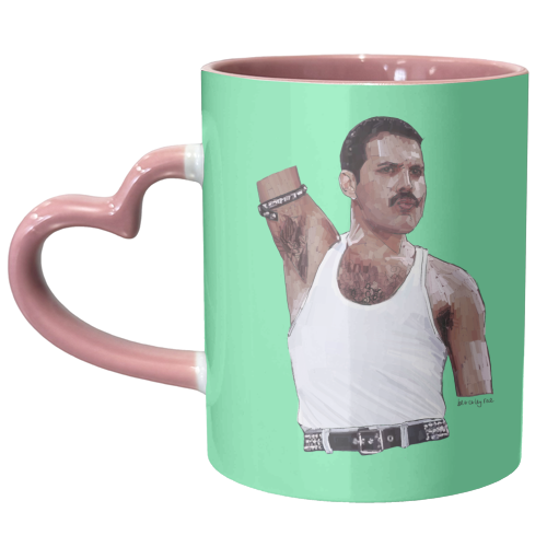 Freddie Pout - unique mug by Beverley Rae