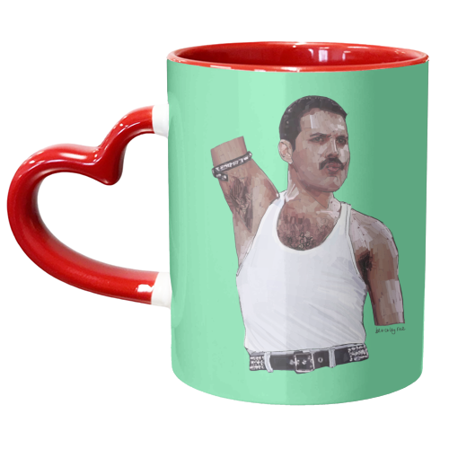 Freddie Pout - unique mug by Beverley Rae