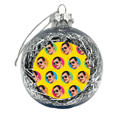 Freddie Rainbow Balls - xmas bauble by DOLLY WOLFE